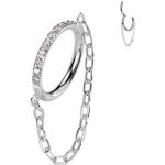 Šperky4U Segment kruh helix cartilage tragus septum piercing titan TIT1308-1208 – Zbozi.Blesk.cz