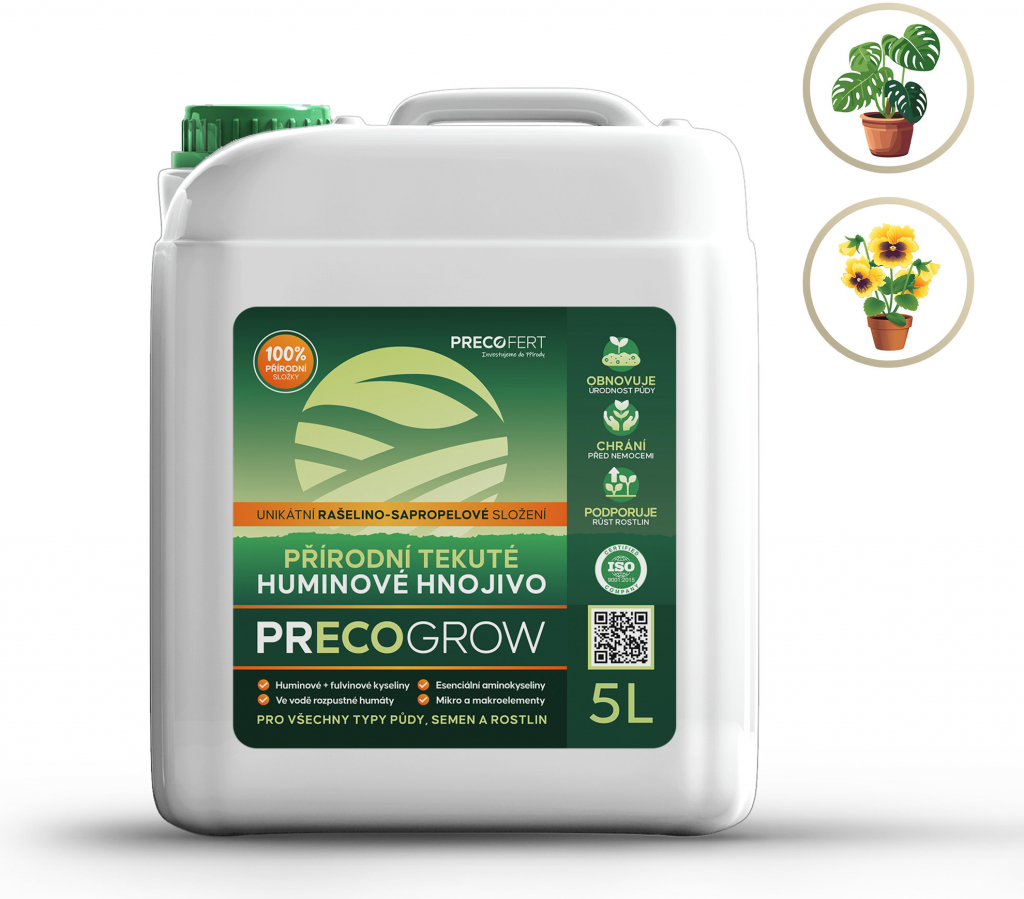 PRECOFERT Organické hnojivo pro Pokojové rostliny PRECOGROW 5 L