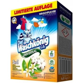 Waschkönig Orangen Und Baumwollextrakt Universal prášek na praní 6 kg 100 PD