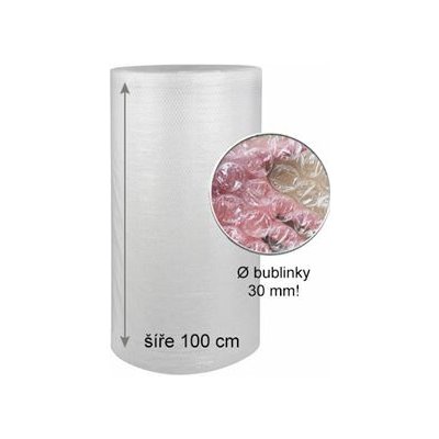 Bublinková fólie šíře 100 cm, návin 50 m – Hledejceny.cz