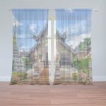 Sablio Záclony Chrám: 2ks 150x250cm – Hledejceny.cz