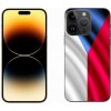 Pouzdro a kryt na mobilní telefon Apple Pouzdro mmCase Gelové iPhone 14 Pro Max - česká vlajka