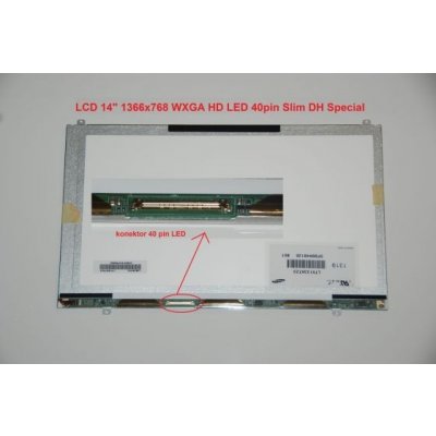 Samsung NP-SF411I display 14" LED LCD displej WXGA HD 1366x768 matný povrch – Sleviste.cz