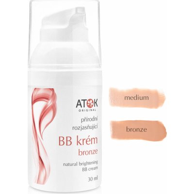Original Atok Přírodní rozjasňující BB krém bronze 30 ml – Zboží Dáma