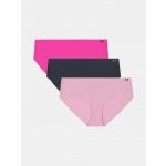 UA Pure Stretch NS HIP Kalhotky 3 ks Under Armour Dámské Růžová – Hledejceny.cz
