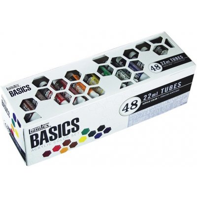 Sada akrylových barev Liquitex Basics 48x22 ml – Zboží Dáma