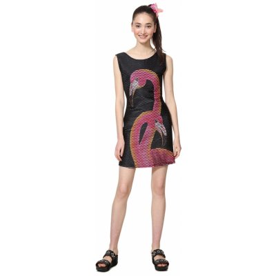 Desigual šaty 19SWVK19/Flamingo 3055 rosa carnal – Zboží Mobilmania