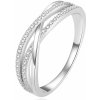Prsteny Beneto Okouzlující stříbrný se zirkony AGG446L