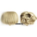 Girlshow Příčesek - drdol á la Audrey Hepburn 24H613 (melír platinově plavé a beach blond) – Zboží Mobilmania