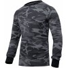 Army a lovecké tričko a košile Tričko Rothco s dlouhým rukávem Black camo