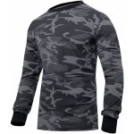 Tričko Rothco s dlouhým rukávem Black camo – Zboží Dáma