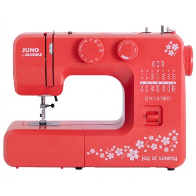 Janome JUNO E1015 Red – Zboží Mobilmania