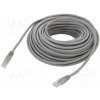 síťový kabel ART AL-OEM-307 Patch, U/UTP, 5e, CCA, 20m, šedý