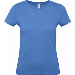 B&C Základní tričko BC ve střední gramáži modrá azurová