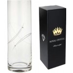 Bohemia Crystal Skleněná váza válec galaxie - 300 mm Swarovski, Preciosa – Hledejceny.cz