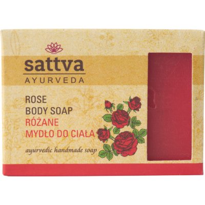 Sattva bylinné mýdlo s růží 125 g – Zboží Dáma