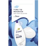 Dove Original sprchový gel Deeply Nourishing 250 ml + mýdlo Original 90 g dárková sada – Zboží Mobilmania