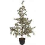 Ib Laursen Umělý stromek v květináči Cedar 80 cm zelená barva plast – Zboží Dáma