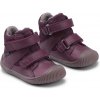 Dětské kotníkové boty Bundgaard dětská podzimní obuv The Walk Velcro TEX 715 Rose Wine