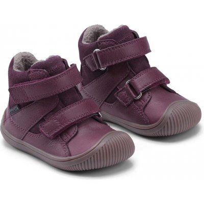 Bundgaard dětská podzimní obuv The Walk Velcro TEX 715 Rose Wine – Zboží Mobilmania