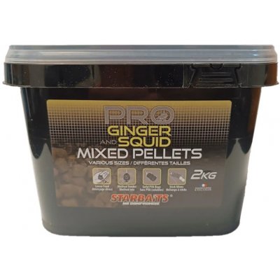 Starbaits Pro Ginger Squid Boilies potápivé 1kg 20mm – Zboží Mobilmania