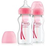 Dr. Brown´s láhev širokohrdlá Options 2xrůžová 270ml – Zboží Dáma