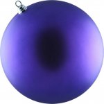 DECOLED Velká vánoční ozdoba 30 cm plastová koule fialová matná – Hledejceny.cz