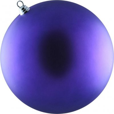 DECOLED Velká vánoční ozdoba 30 cm plastová koule fialová matná – Hledejceny.cz