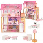 KIK Domeček pro panenky dřevěný LULILO Tulipo 70 cm – Hledejceny.cz