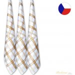 Sleep-well MODERNÍ KÁRO 50 x 70 cm OKROVÁ 3 ks – Zbozi.Blesk.cz