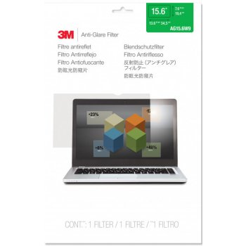 3M Antireflexní filtr na notebook 15.6" widescreen 16:9 AG15.6W9