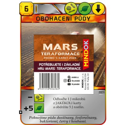 Mindok Mars: Teraformace – promo 5 karet 2024 – Hledejceny.cz