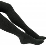 Dámské bavlněné punčocháče Melanga tmavě šedá – Zboží Dáma