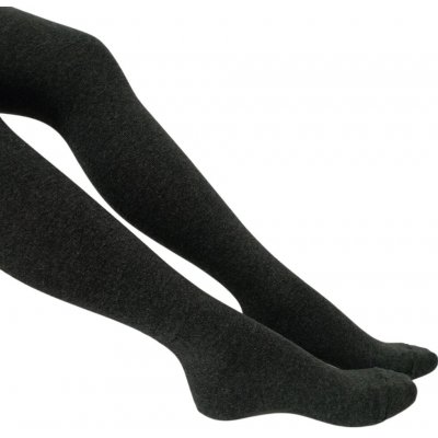 Dámské bavlněné punčocháče Melanga tmavě šedá – Zboží Dáma