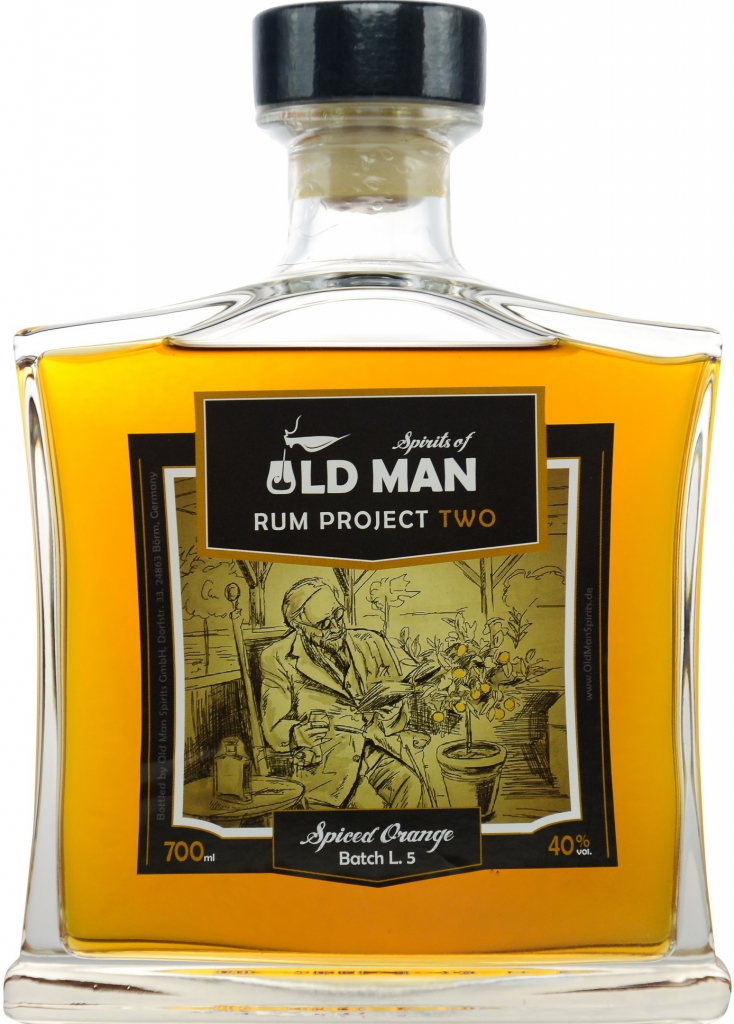 Old Man Spiced Orange 40% 4 - 14y 0,7 l (holá láhev)