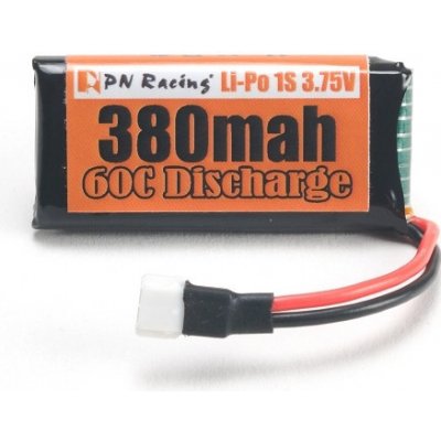 PN Racing LiPo 1S 3.75V 380mAh 60C Battery