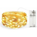 senzanakupy Vánoční mikro řetěz na baterie 2 m 20 LED, teplá bílá – Hledejceny.cz