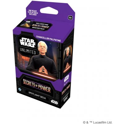 Star Wars: Unlimited Secrets of Power: Spotlight Deck: Chancellor Palpatine – Zboží Mobilmania