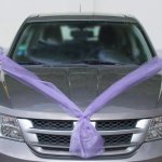 Šerpa na auto do tvaru V - lila (1 set) – Zboží Mobilmania