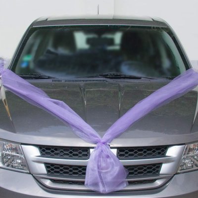 Šerpa na auto do tvaru V - lila (1 set) – Zboží Mobilmania