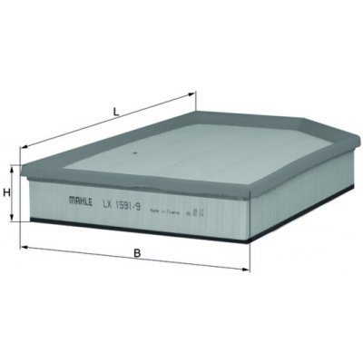 Vzduchový filtr MAHLE ORIGINAL LX 1591/9 (LX1591/9) – Hledejceny.cz