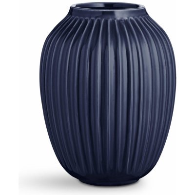 KÄHLER Keramická váza Hammershøi Indigo 25 cm, modrá barva, keramika