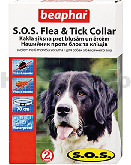 Beaphar SOS antiparazitní obojek pro psy 65 cm od 175 Kč - Heureka.cz