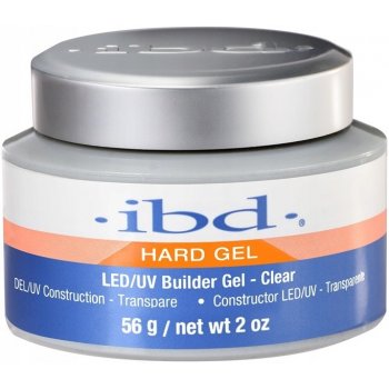 IBD Hard Builder Gel LED/UV stavební gel Clear 56 g