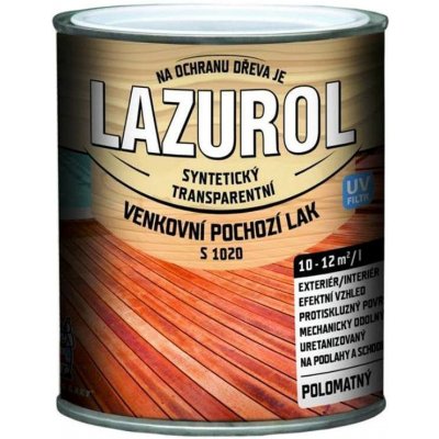 Lazurol S1020 venkovní pochozí lak 2,5 l bezbarvý – Zbozi.Blesk.cz