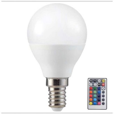 V-tac LED RGB Stmívatelná žárovka P45 E14/4,8W/230V 3000K