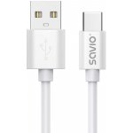 Savio CL-168 USB 2.0, USB A - USB C, 3m, bílý