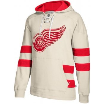 Detroit Red Wings 2017 CCM Jersey Pullover Hoodie White