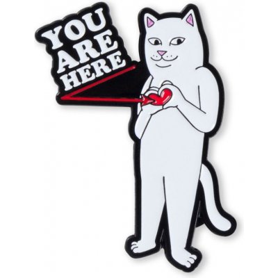 Ripndip ODZNÁČEK YOU ARE HERE bílá 550913 – Zbozi.Blesk.cz