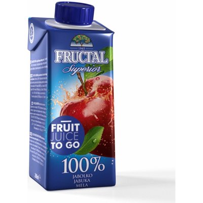 Fructal superior jablko 100% 200 ml – Zbozi.Blesk.cz